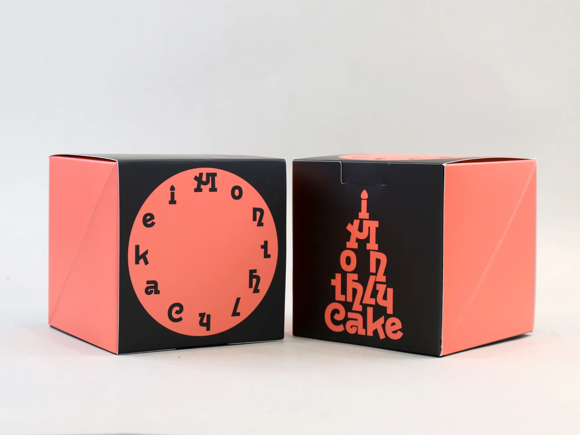 먼슬리케이크 박스 박스 제작 사례 - 방산포장