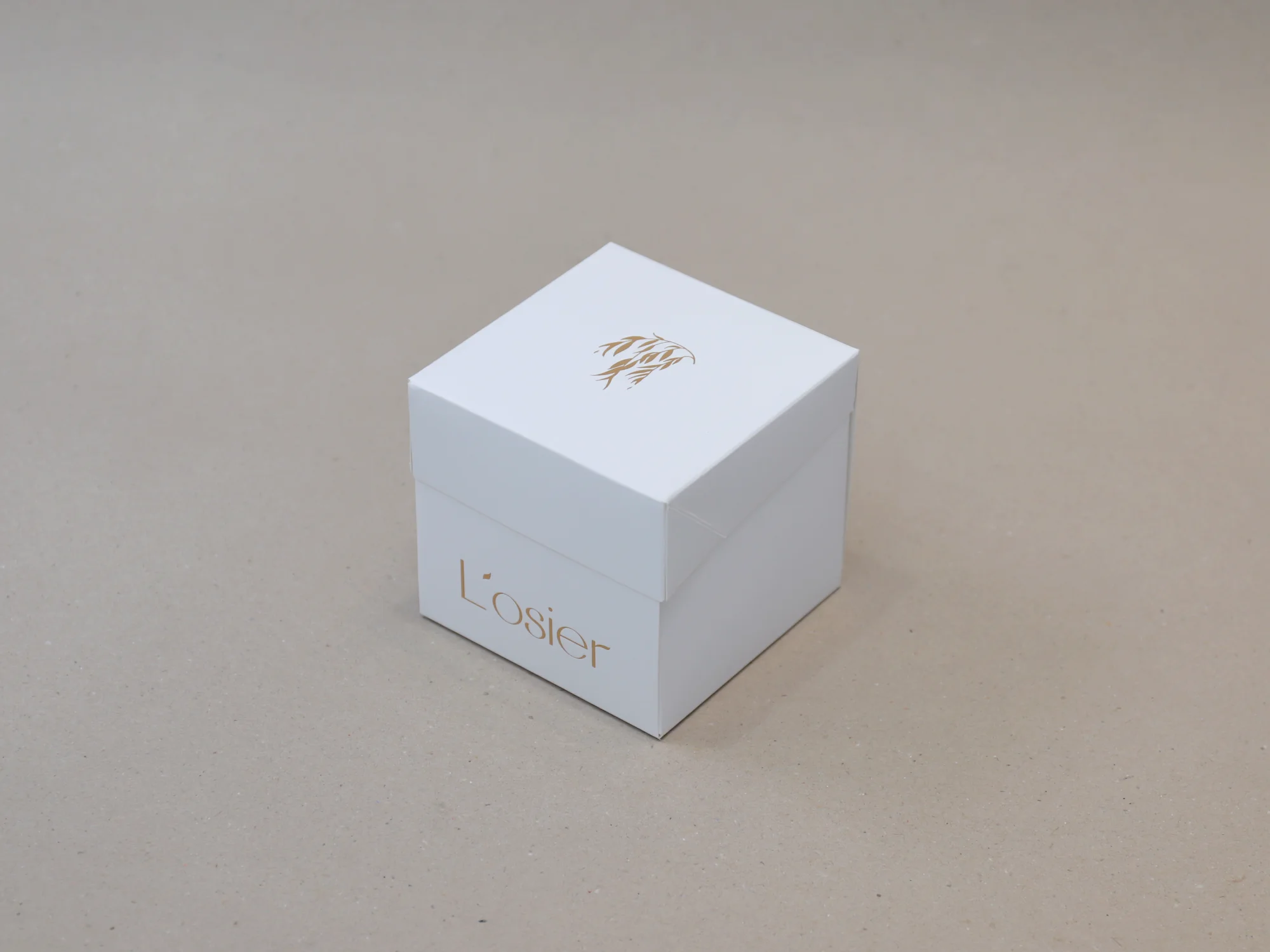 로지에 케이크 1구 박스 박스 제작 사례 - 방산포장