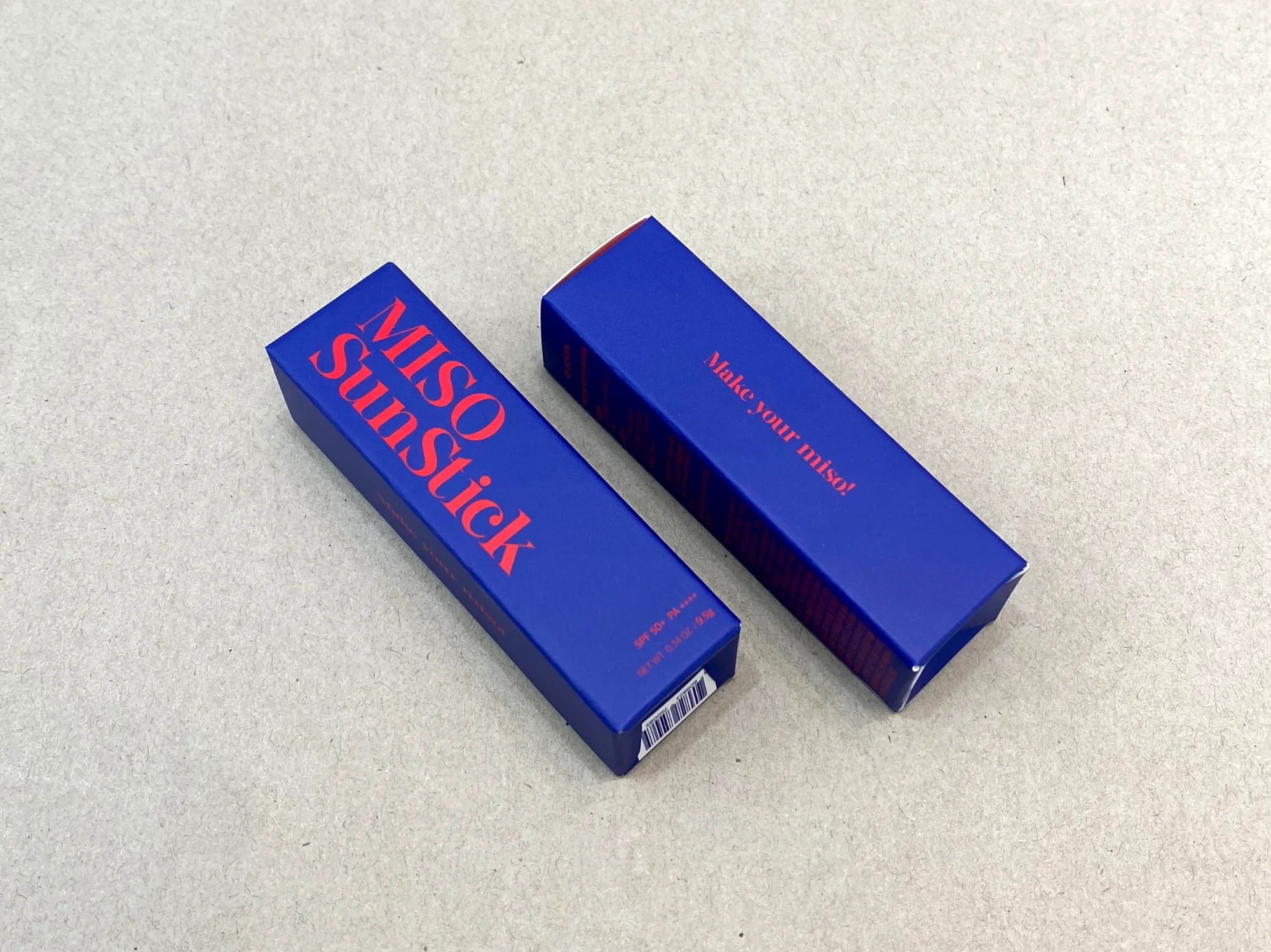 미니 사이즈 미소 선스틱 단상자 박스 제작 사례 - 방산포장