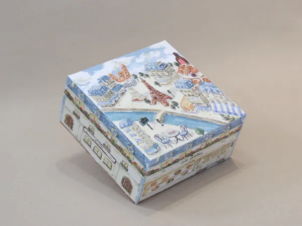 오밀리우 케이크박스 박스 패키지 제작 - 방산포장