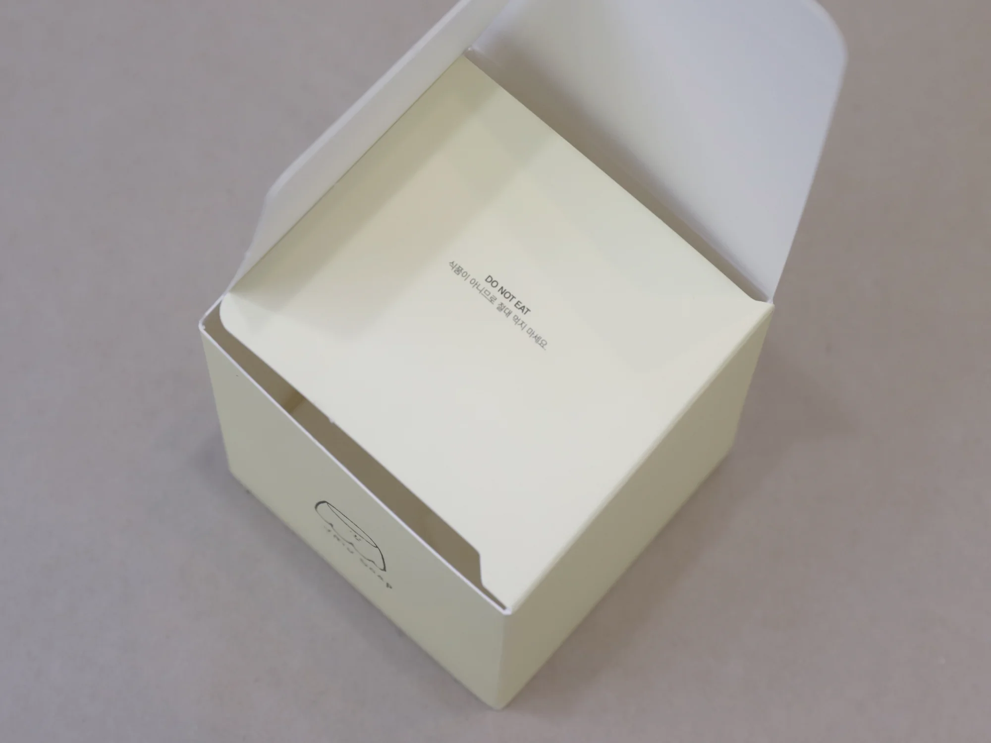 우무솝 비누 단상자 박스 제작 사례 - 방산포장