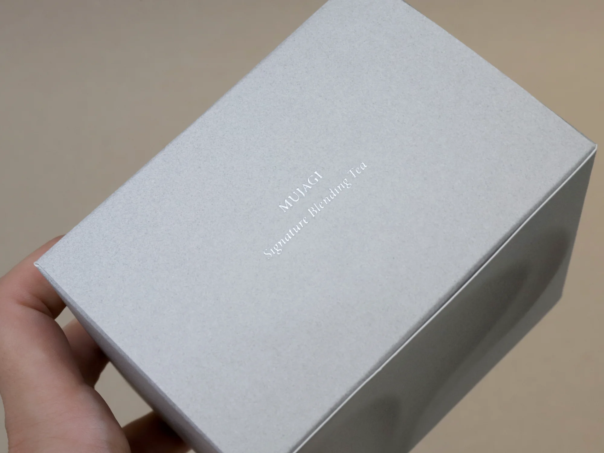 무자기 블렌딩티 단상자 박스 제작 사례 - 방산포장