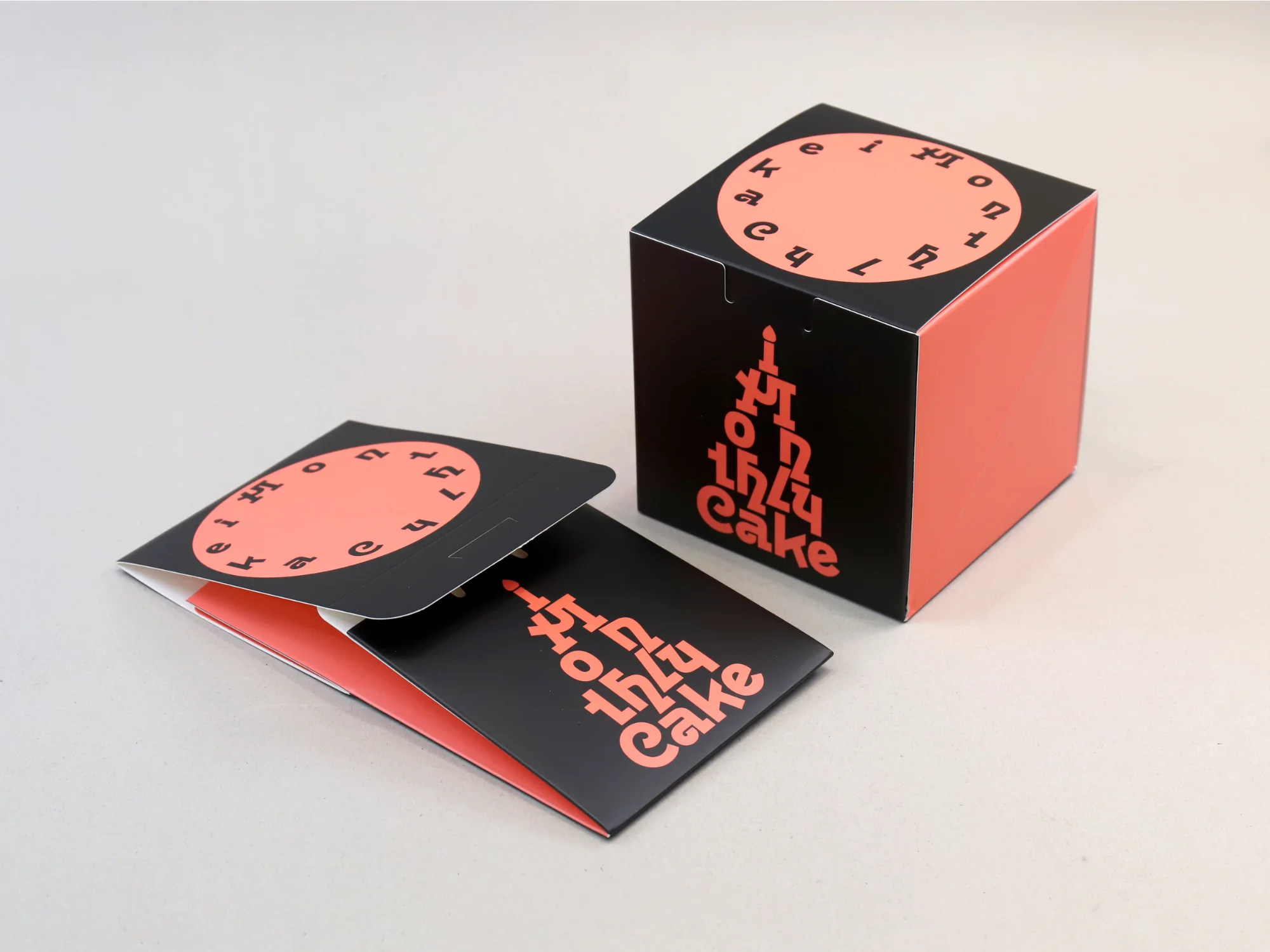 먼슬리케이크 박스 박스 제작 사례 - 방산포장