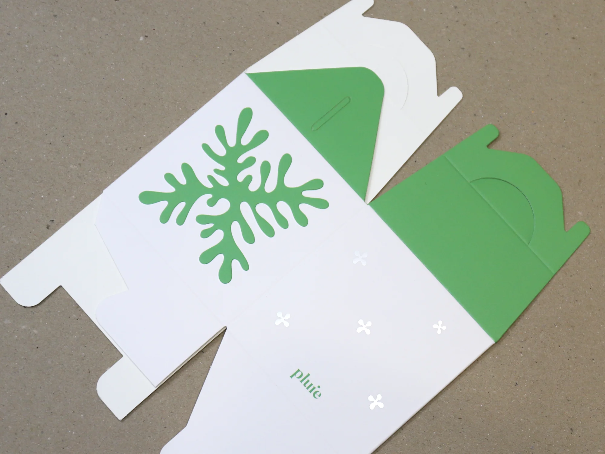 플루이 악세사리 손잡이박스 박스 제작 사례 - 방산포장