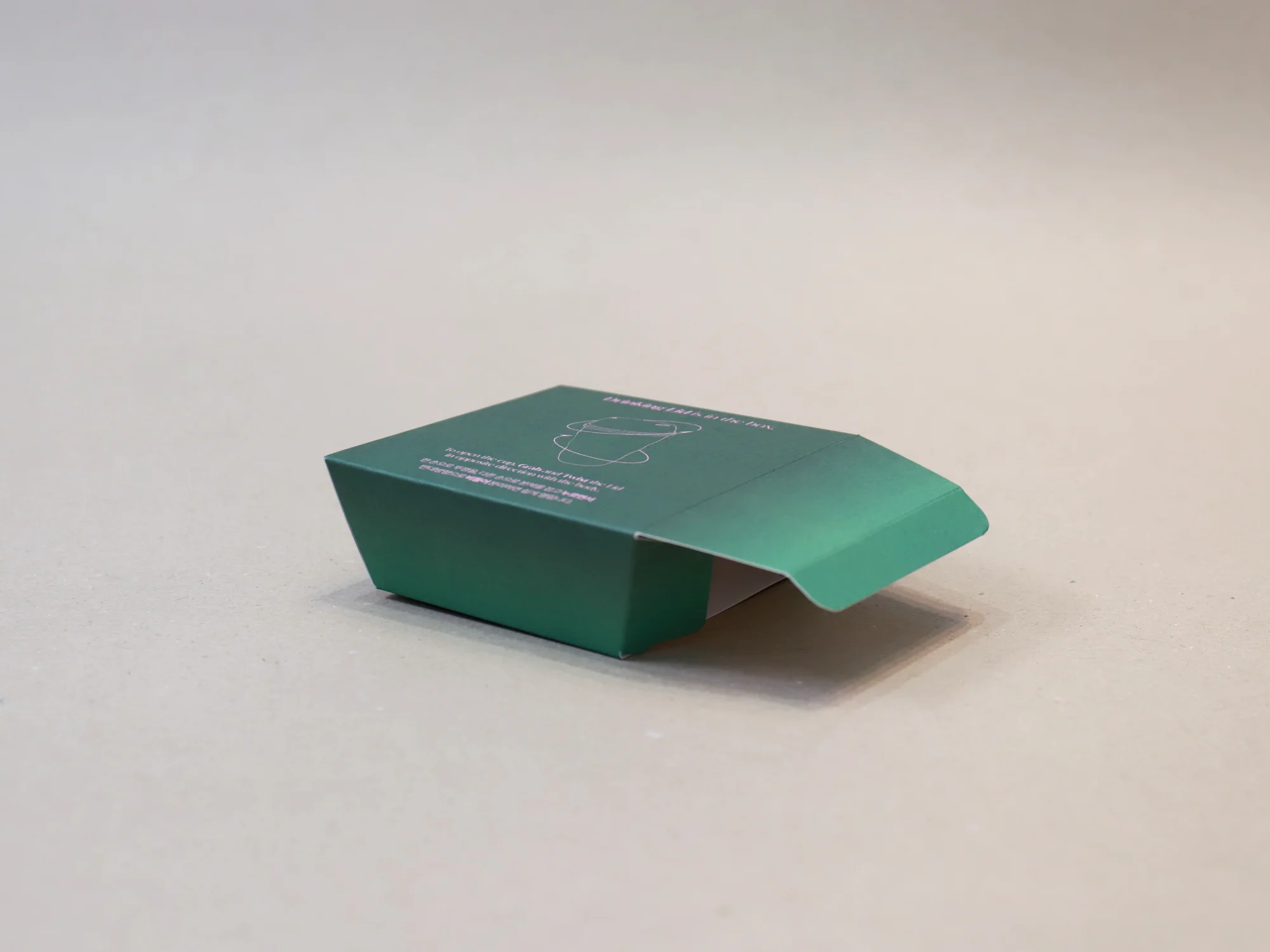 푸들 캑터스컵 타공 단상자 박스 제작 사례 - 방산포장