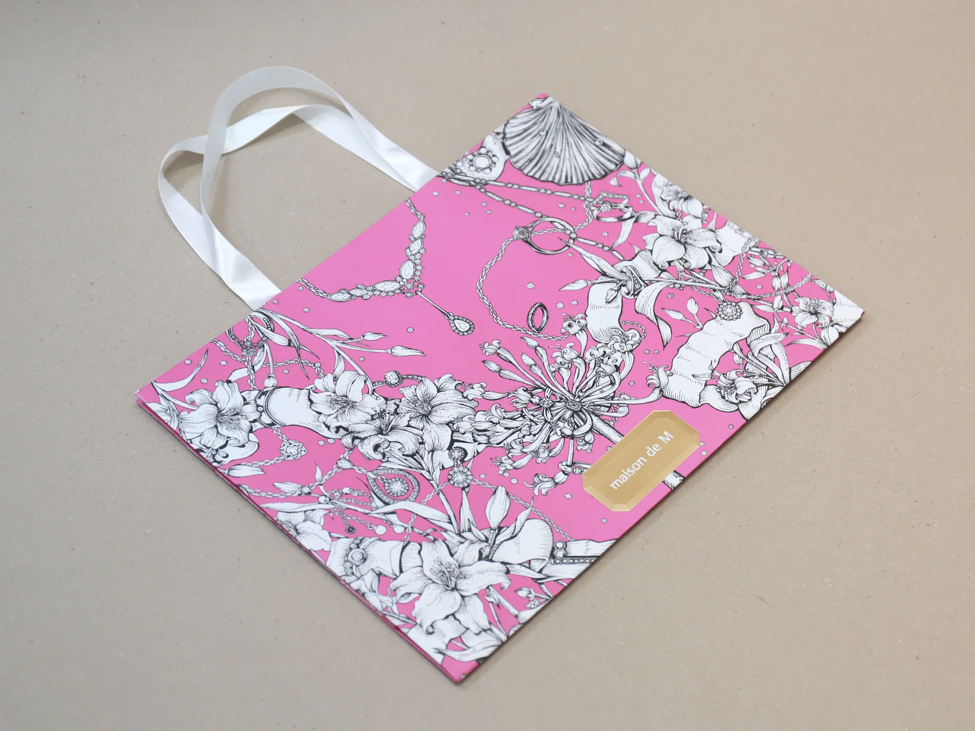 메종드미쇼핑백 쇼핑백 제작 사례 - 방산포장