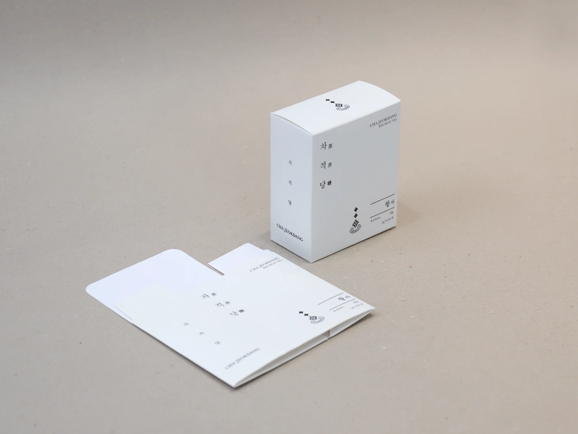 차적당 팥차 단상자 박스 제작 사례 - 방산포장