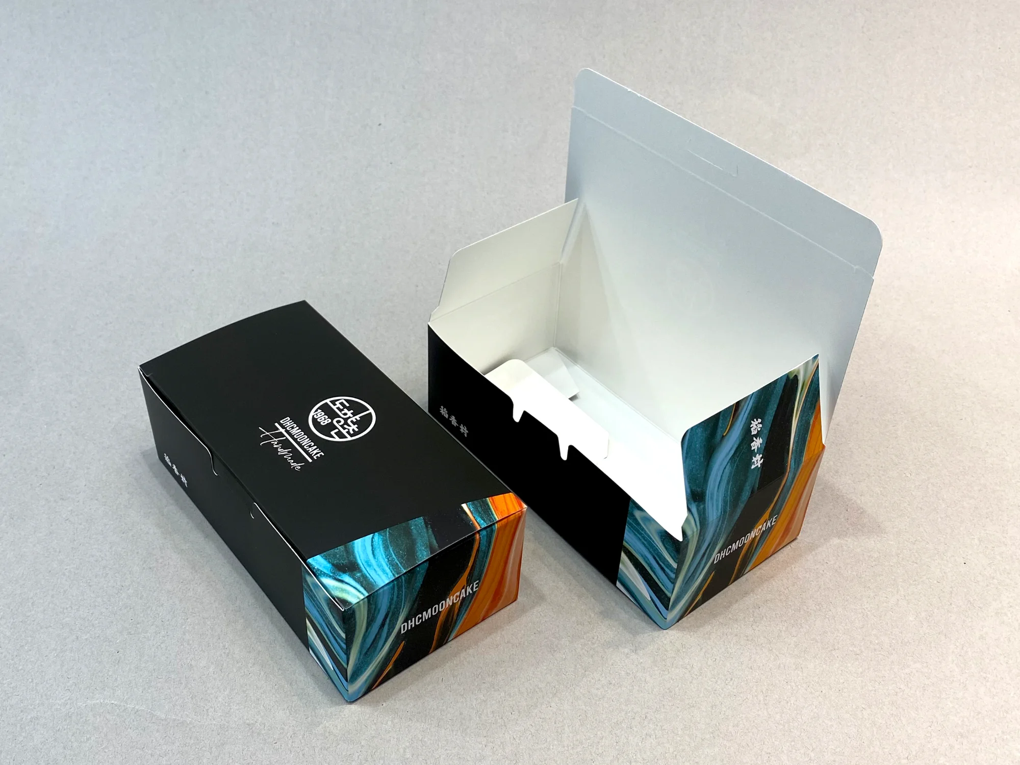 도향촌 월병각 삼면접착 단상자 박스 제작 사례 - 방산포장