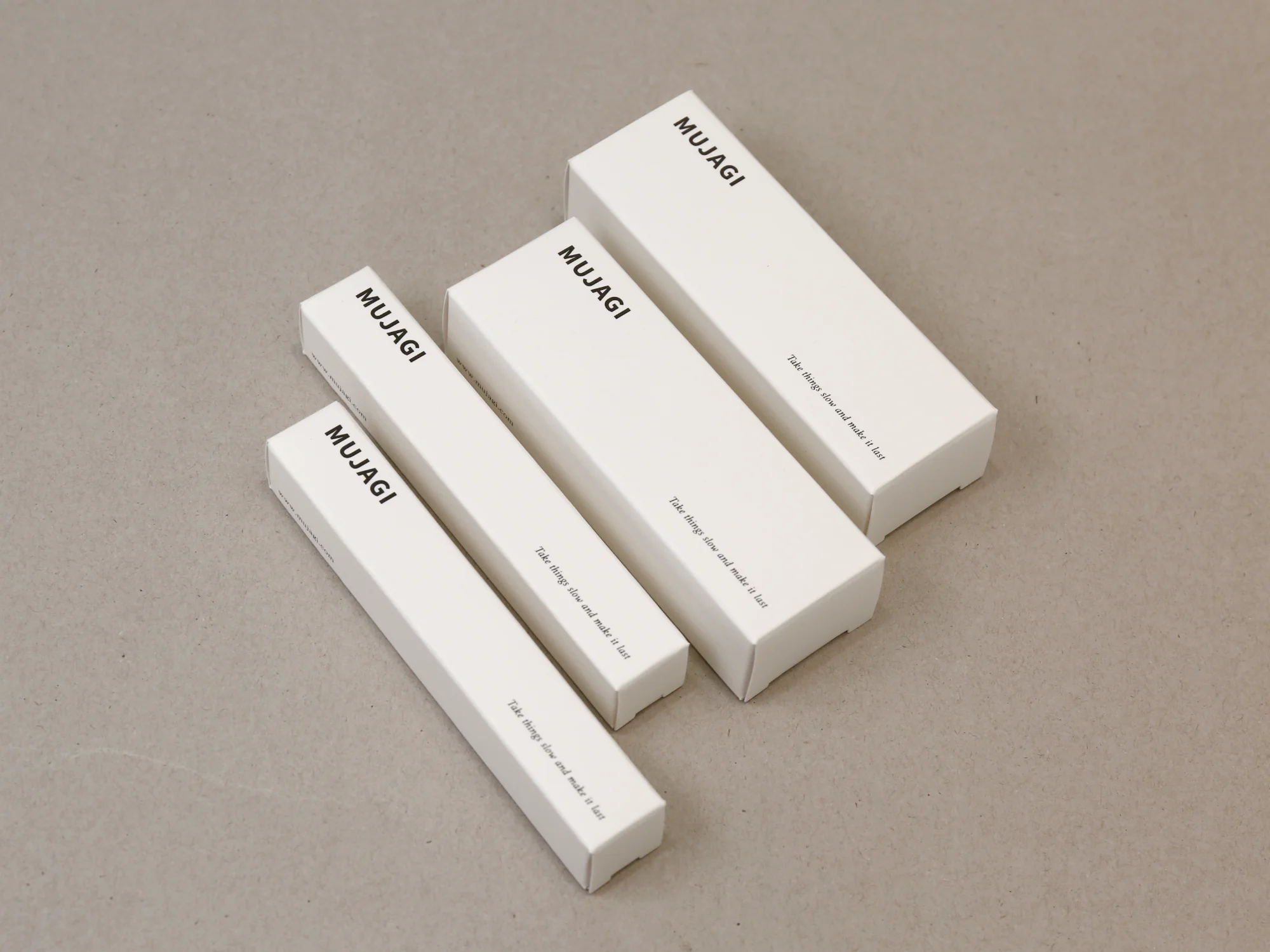 무자기 커트러리 미니 단상자 2종 박스 제작 사례 - 방산포장