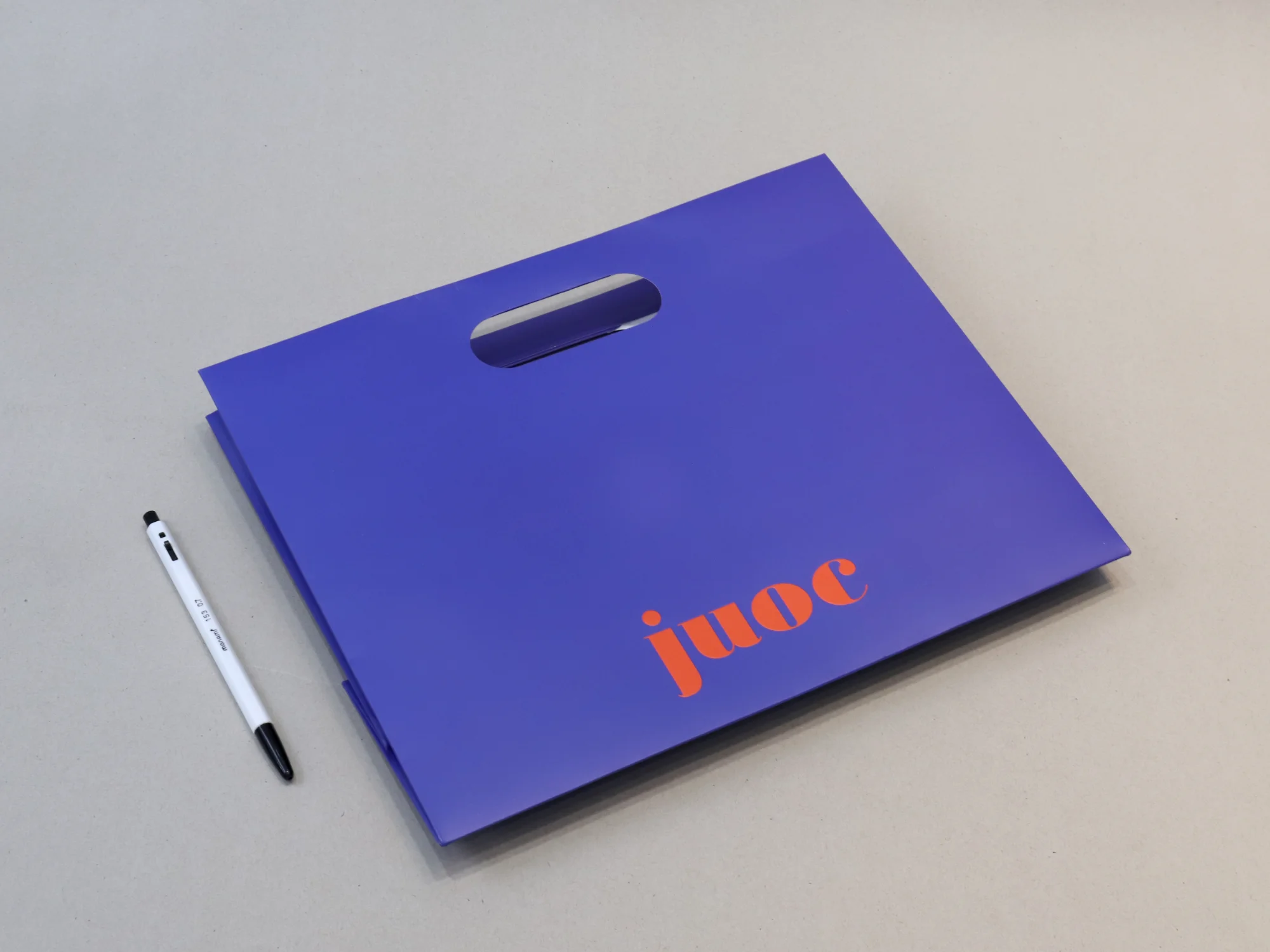 주옥 손잡이 쇼핑백 쇼핑백 제작 사례 - 방산포장