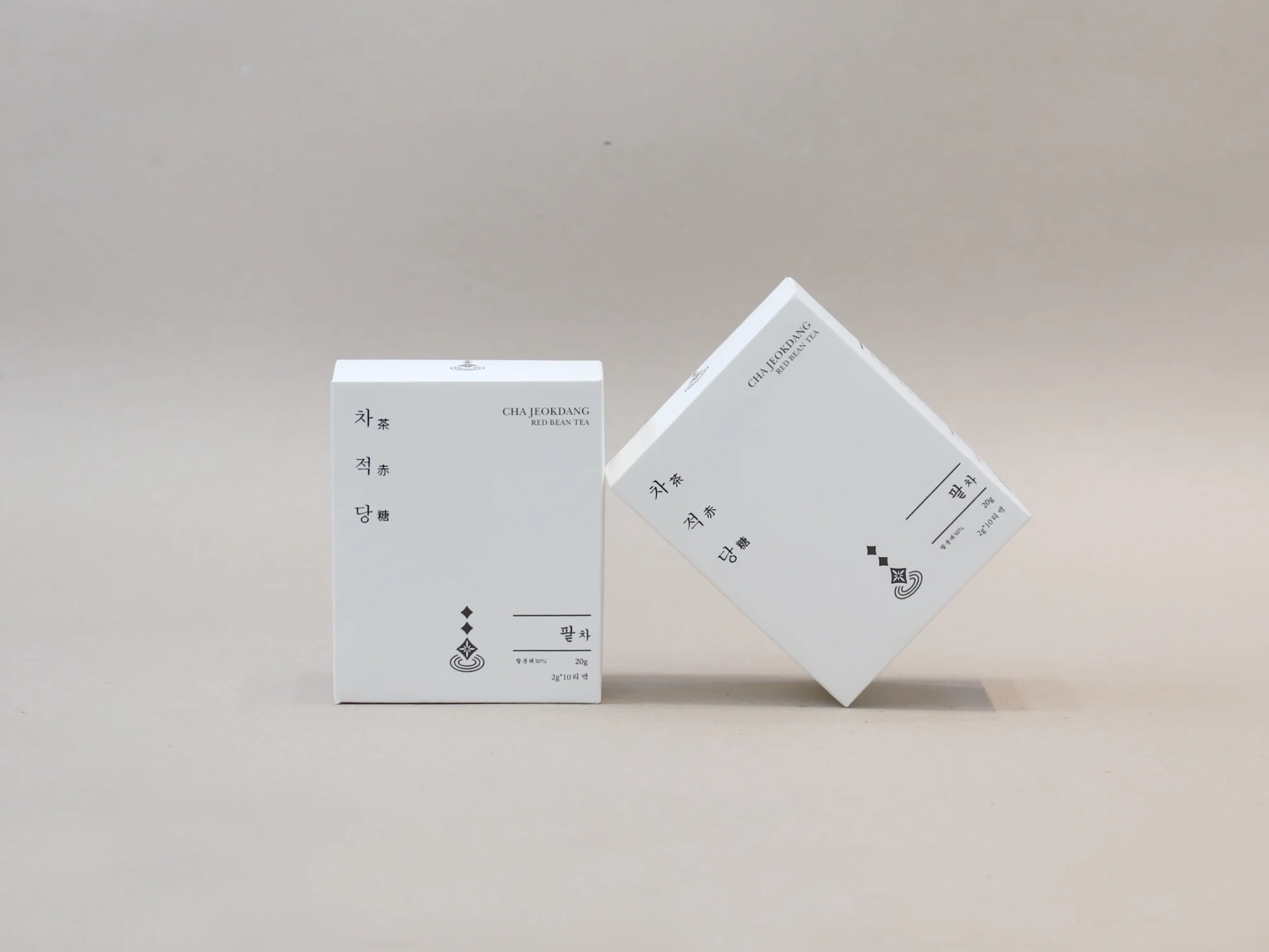 차적당 팥차 단상자 박스 제작 사례 - 방산포장