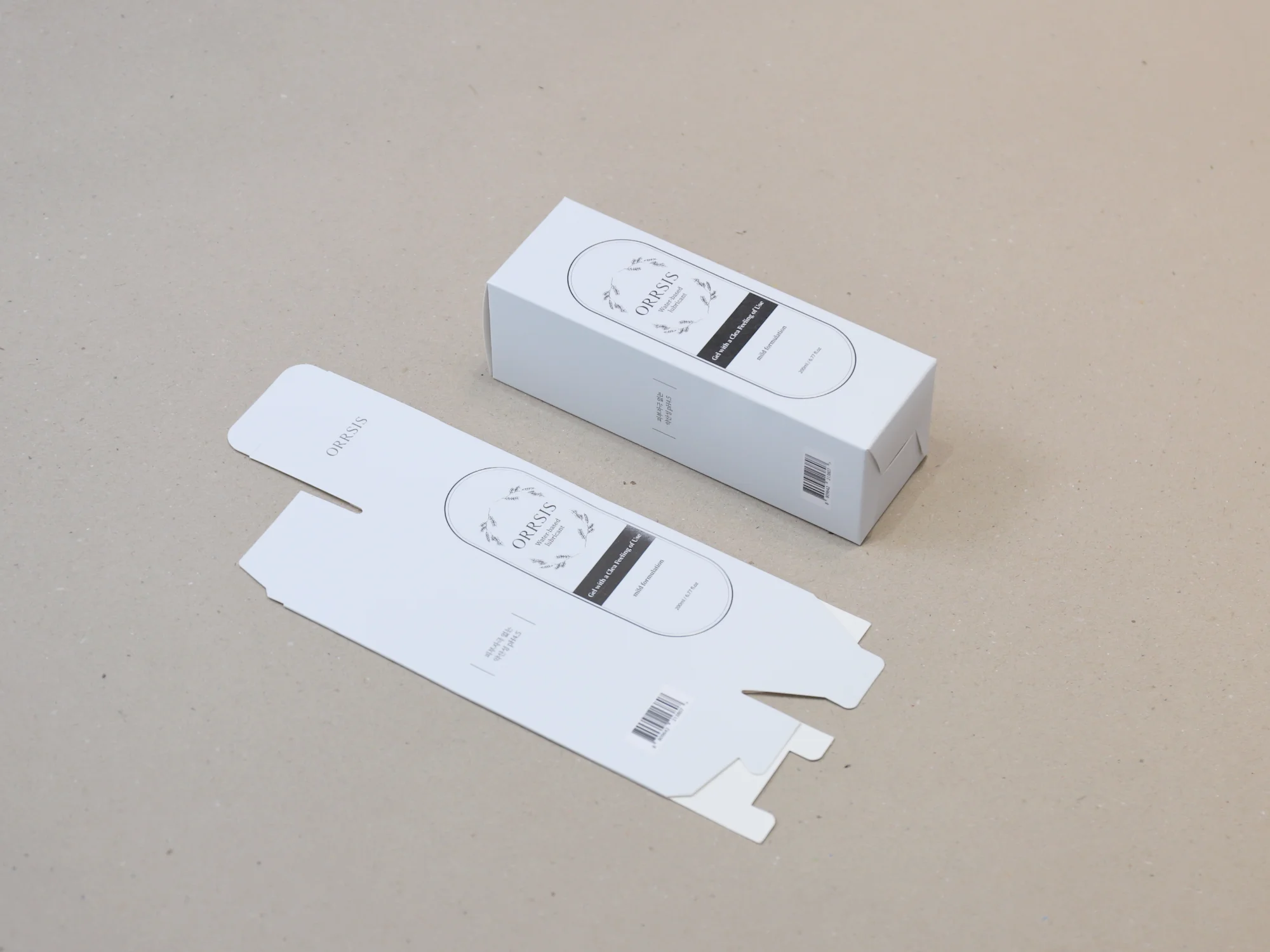 오르시스 은박 단상자 박스 제작 사례 - 방산포장