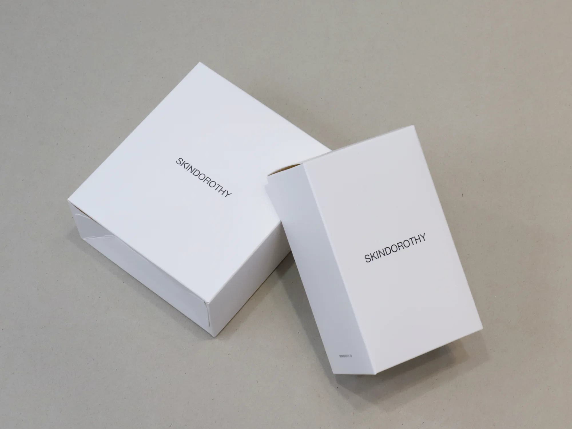 스킨도로시 세트 단상자 박스 제작 사례 - 방산포장