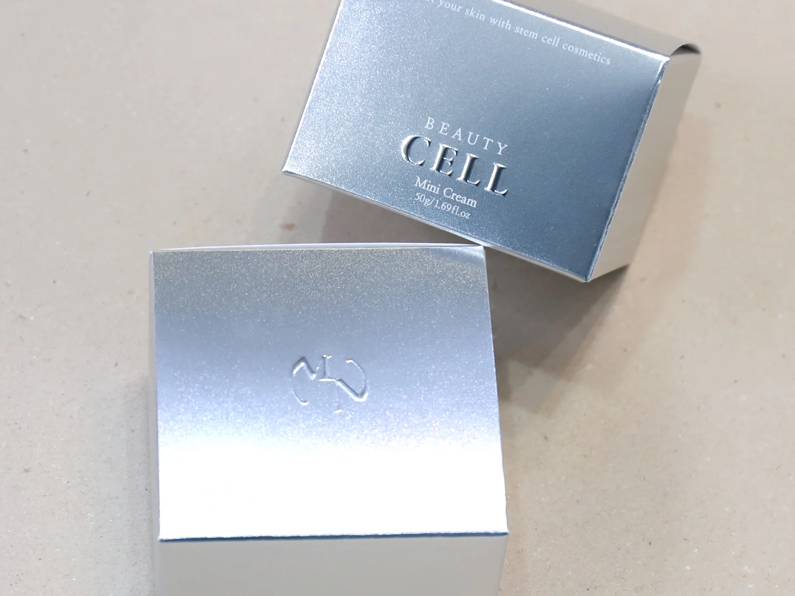 뷰티셀 은지 화장품 단상자 박스 제작 사례 - 방산포장