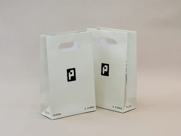 플러츠 손잡이타공 쇼핑백 쇼핑백 패키지 제작 - 방산포장 2