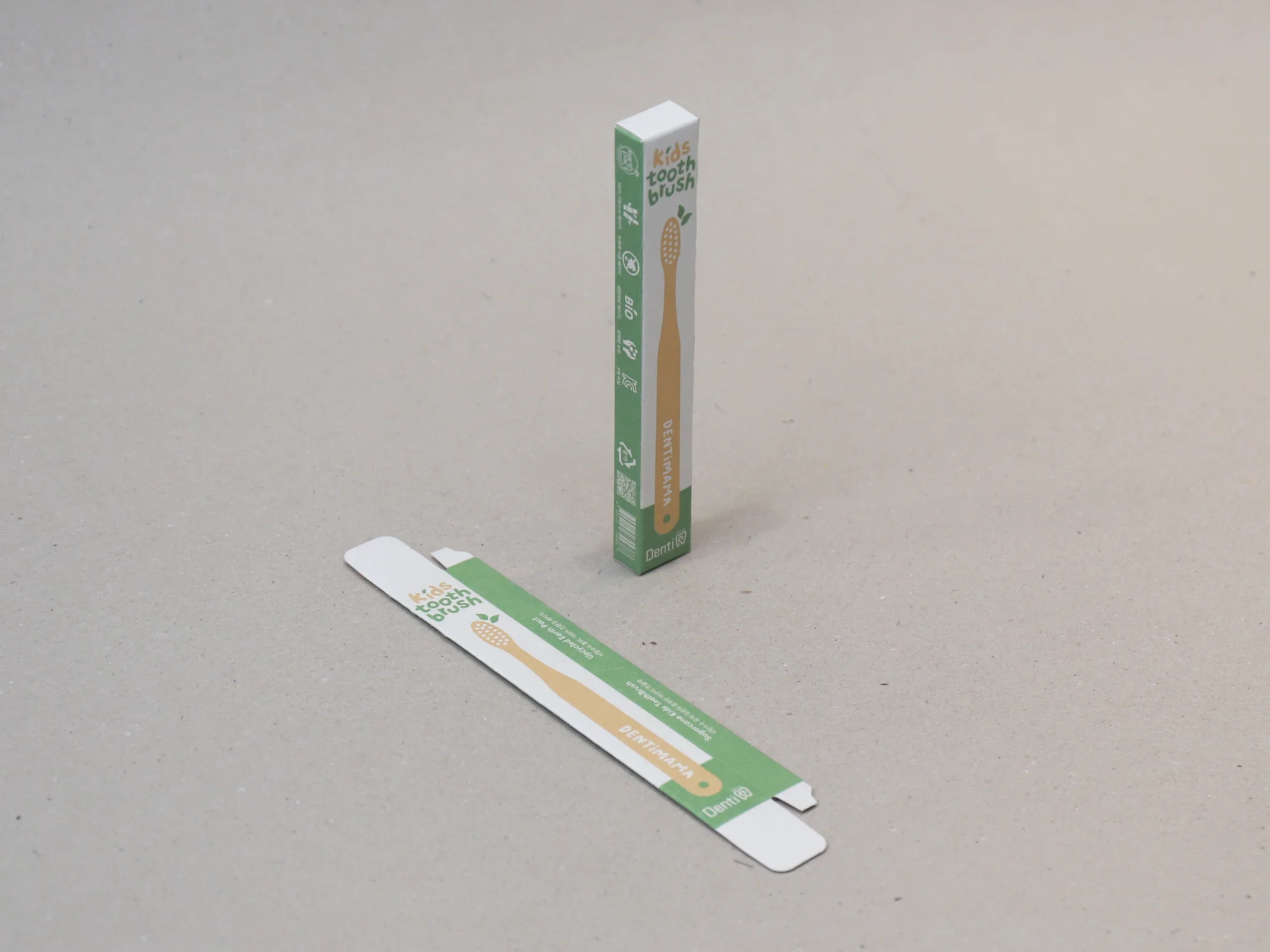 덴티마마 칫솔단상자 박스 제작 사례 - 방산포장