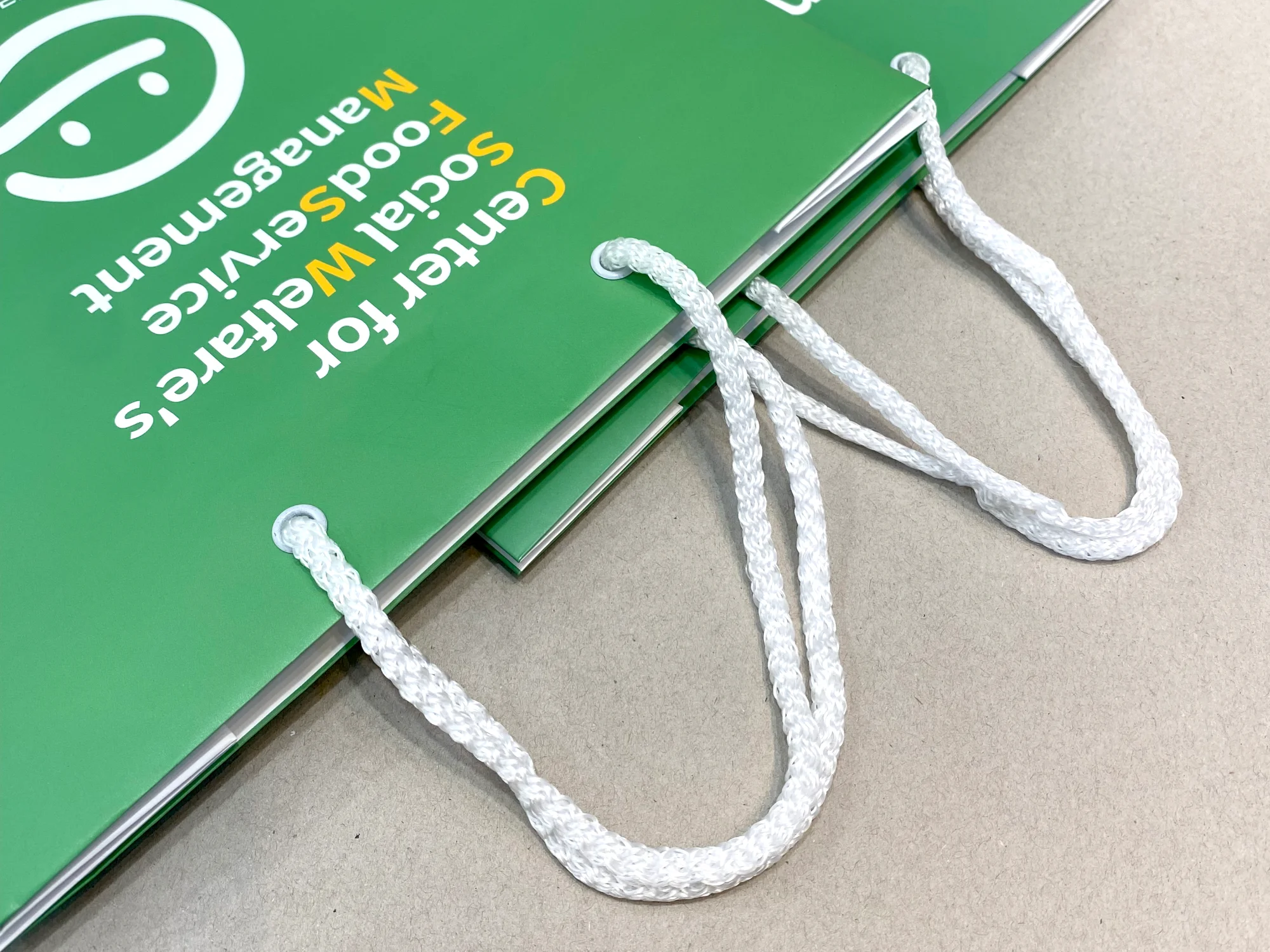 논산 어린이 급식 쇼핑백 쇼핑백 제작 사례 - 방산포장