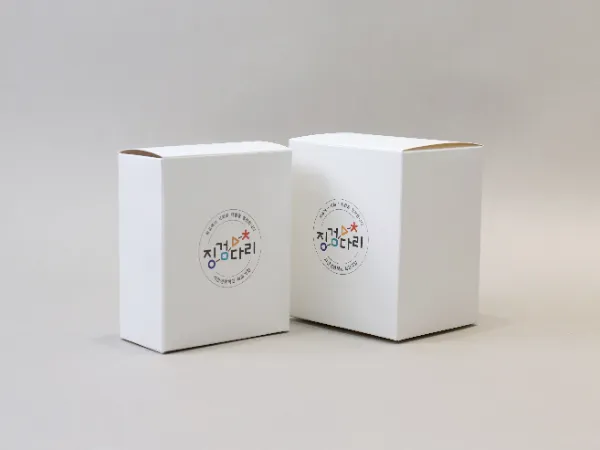 징검다리 드립백  손잡이 박스 박스 패키지 제작 - 방산포장