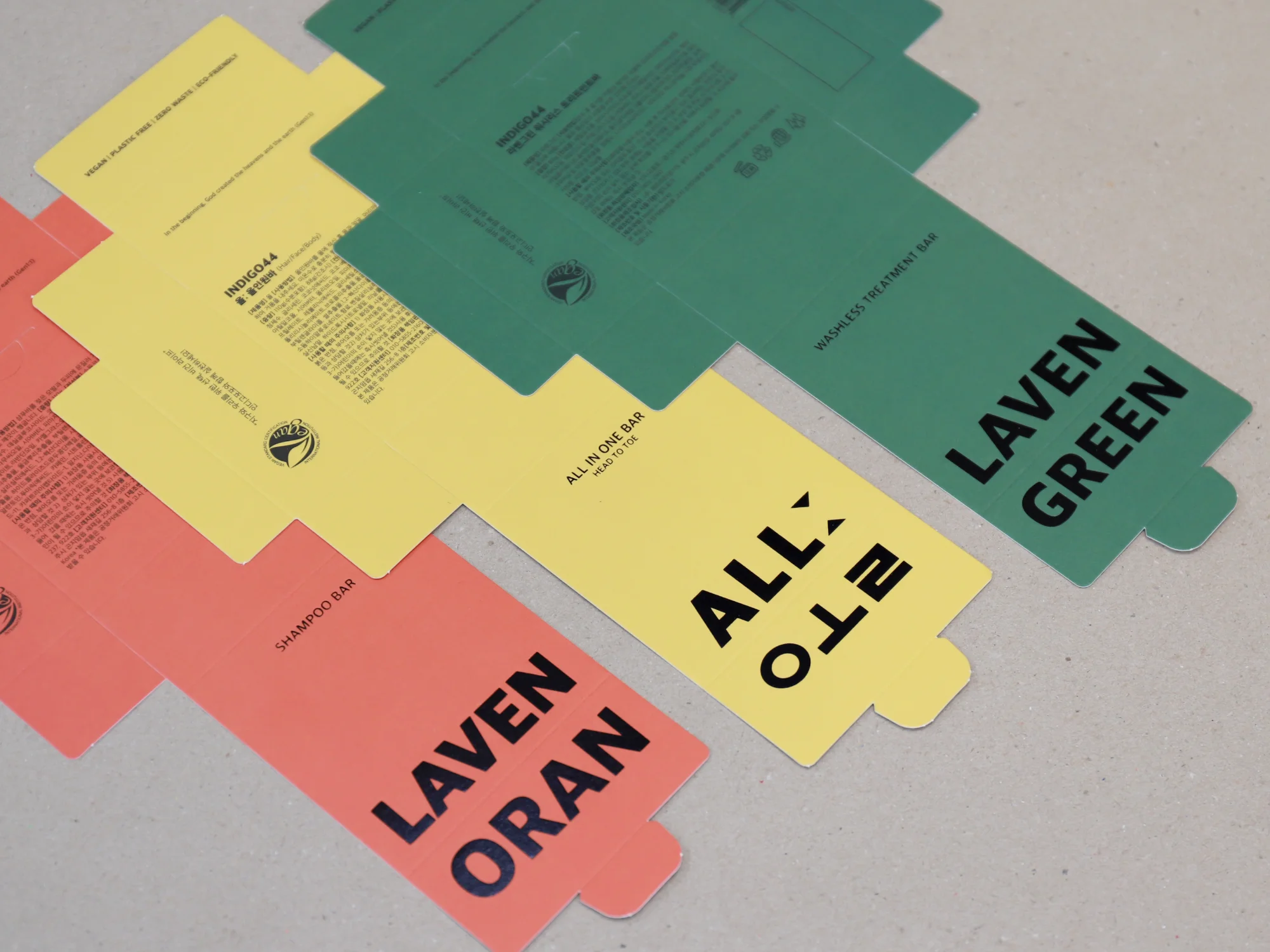 인디고포포 비누 조립식 박스 박스 제작 사례 - 방산포장