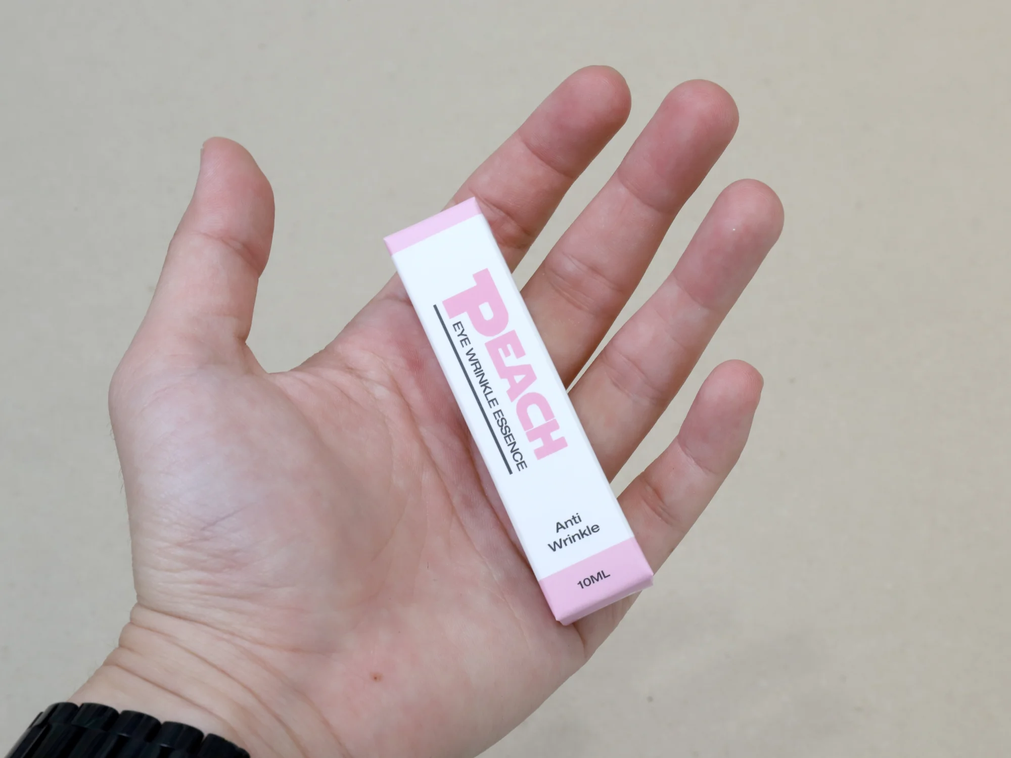 피치 에센스 미니 단상자 박스 제작 사례 - 방산포장