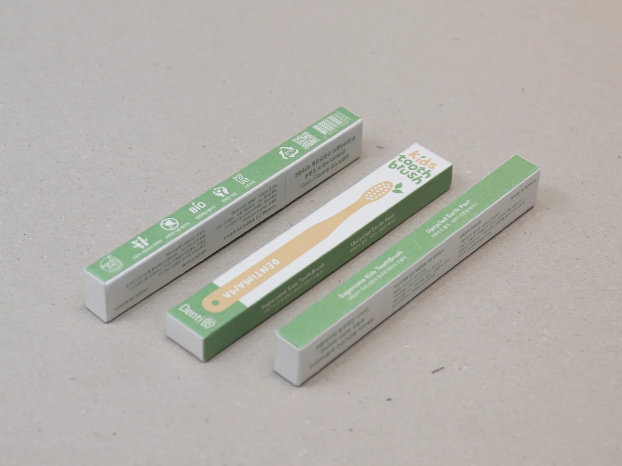 덴티마마 칫솔단상자 박스 제작 사례 - 방산포장