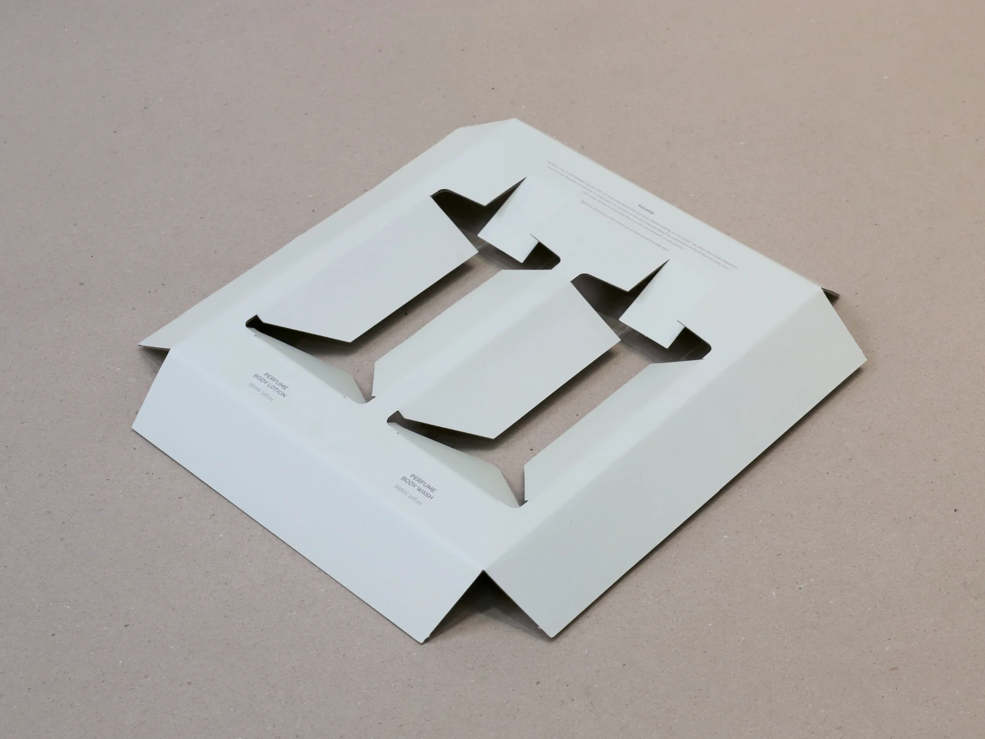 바울 바디세트 G형 골판지 합지 3합 박스 제작 사례 - 방산포장