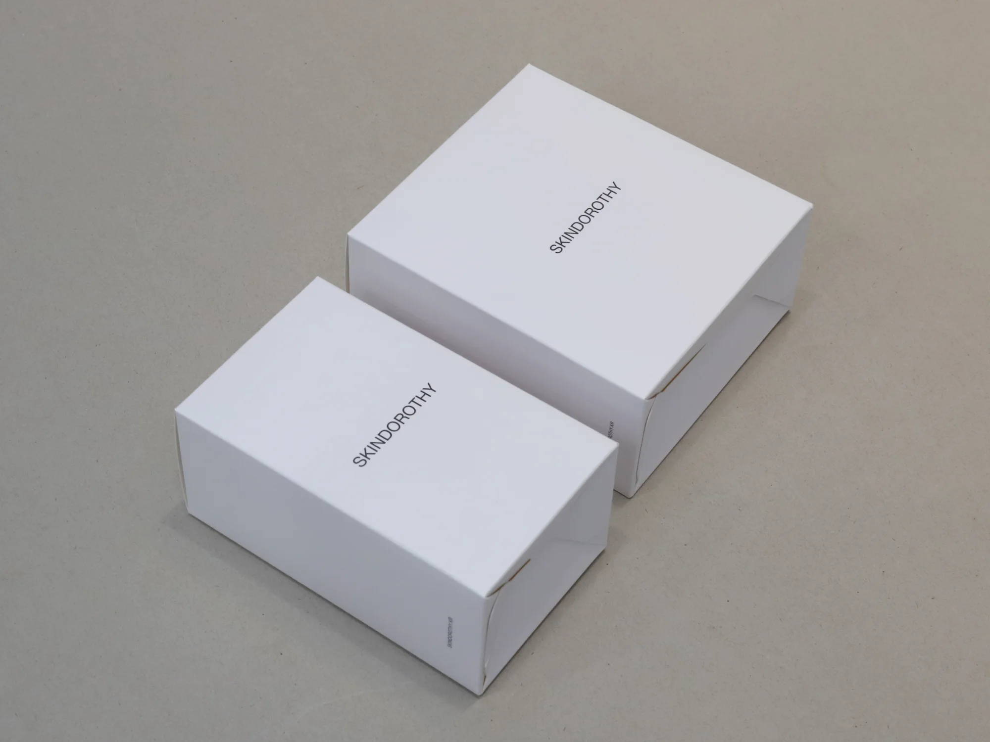 스킨도로시 세트 단상자 박스 제작 사례 - 방산포장