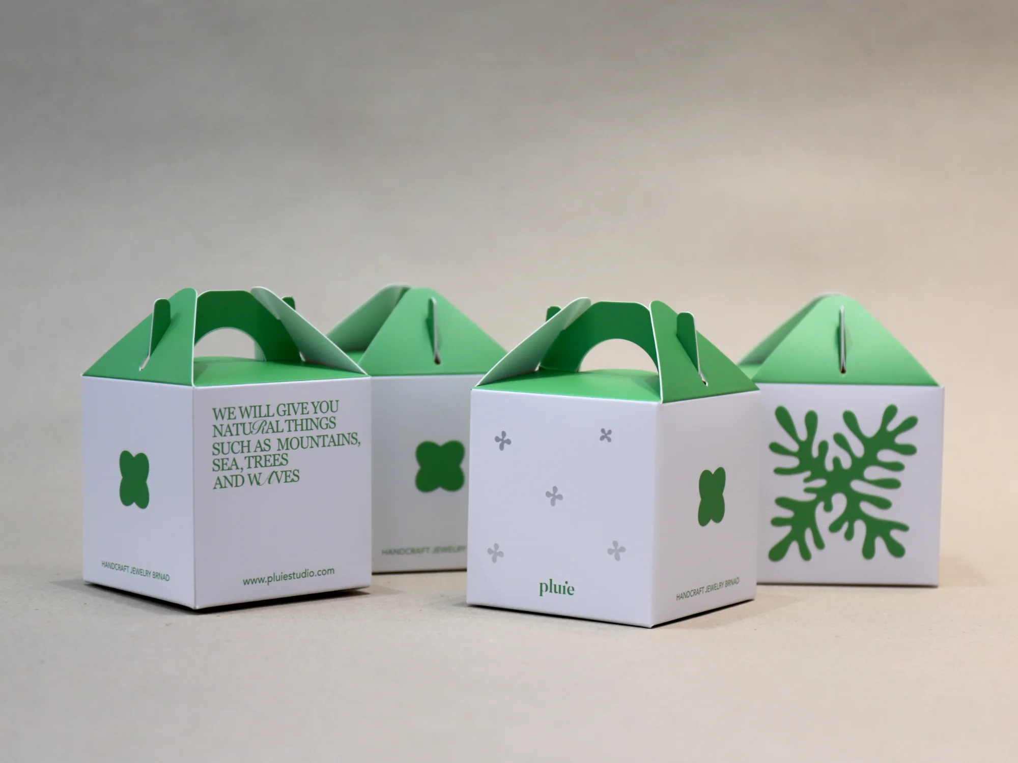 플루이 악세사리 손잡이박스 박스 제작 사례 - 방산포장