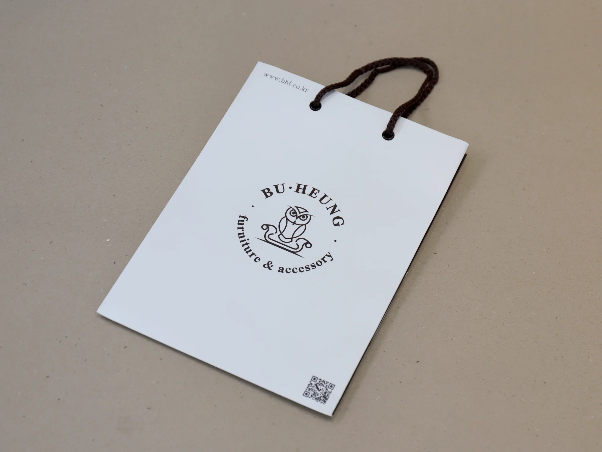 에이치제이궁 부흥가구 쇼핑백 쇼핑백 제작 사례 - 방산포장