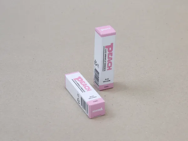 피치 에센스 미니 단상자 박스 패키지 제작 - 방산포장