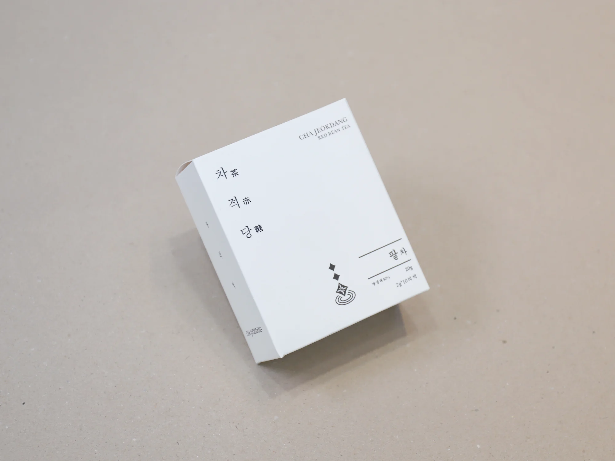 차적당 팥차 단상자 박스 제작 사례 - 방산포장