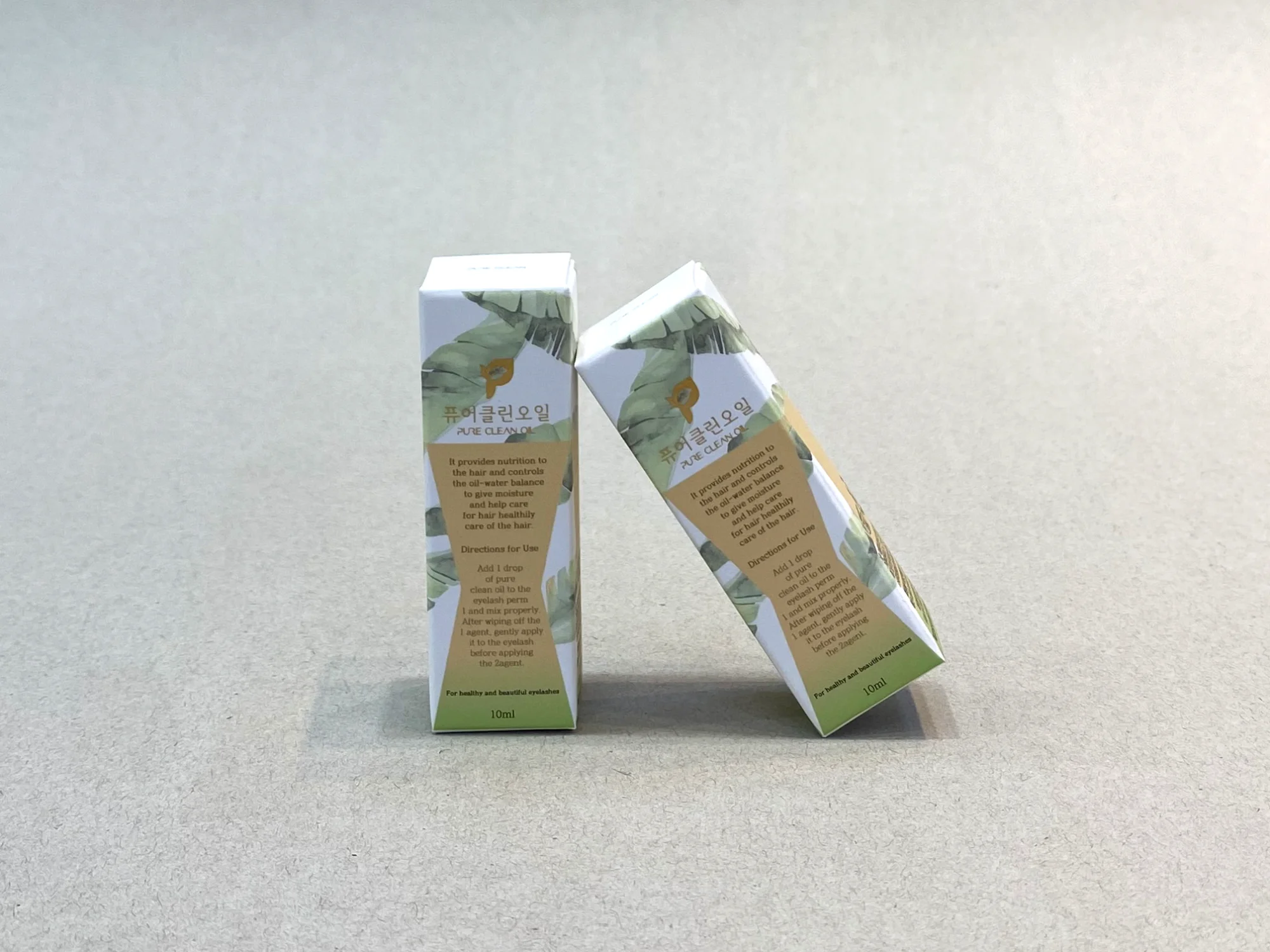 퓨어클린 미니 단상자 박스 제작 사례 - 방산포장