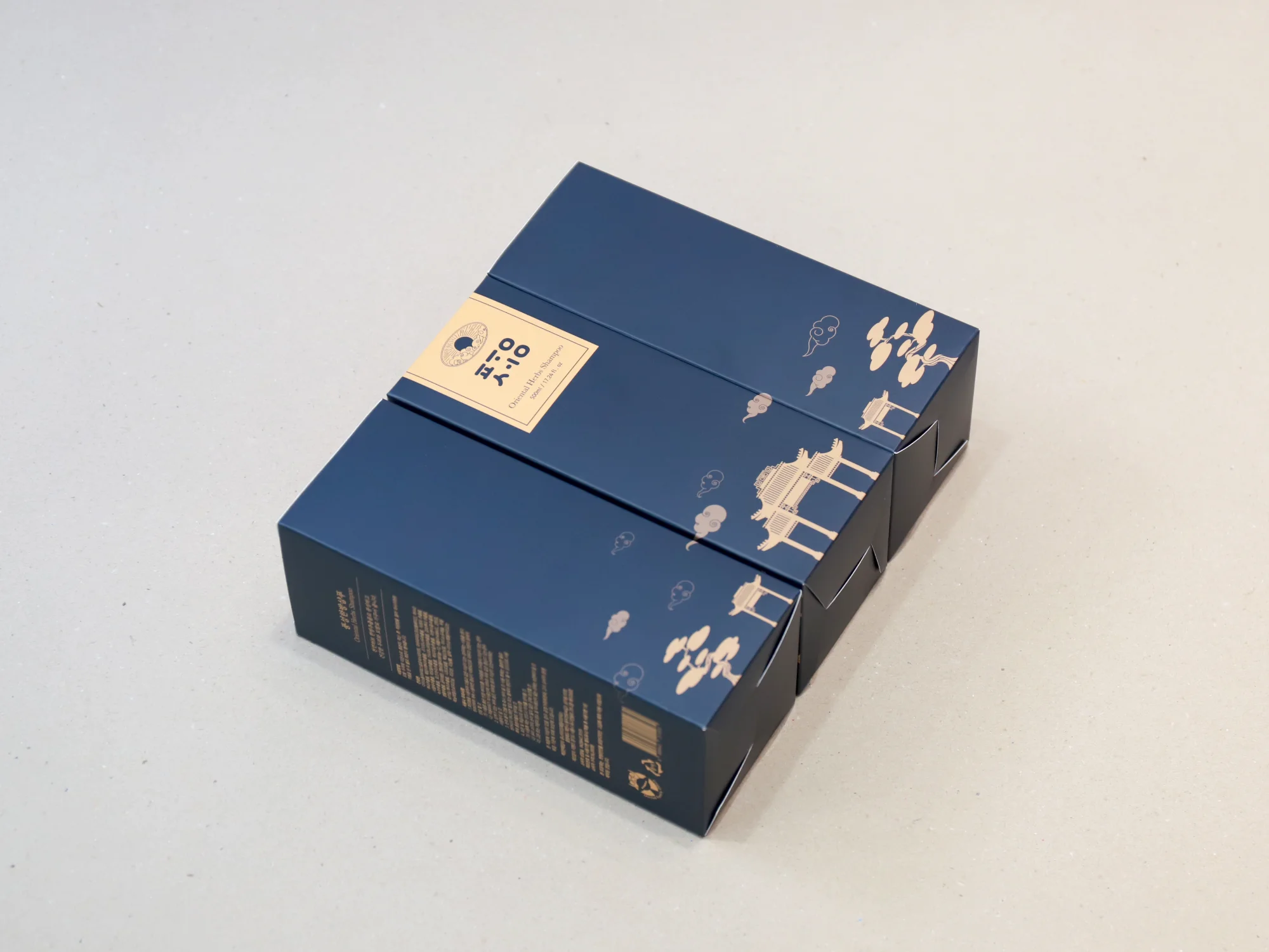 풍성 샴푸 단상자 박스 제작 사례 - 방산포장