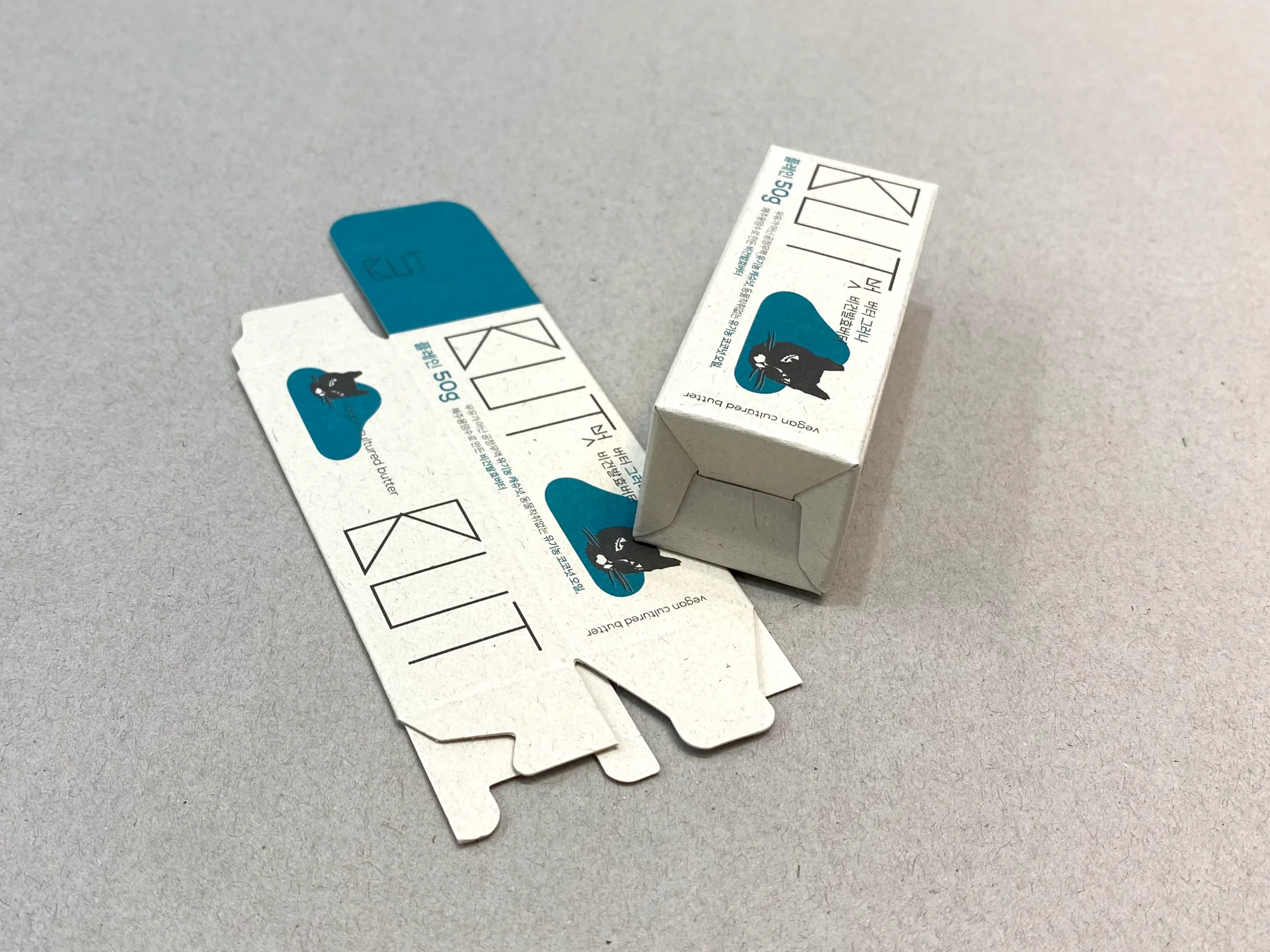 벗버터 얼스팩 단상자 박스 제작 사례 - 방산포장