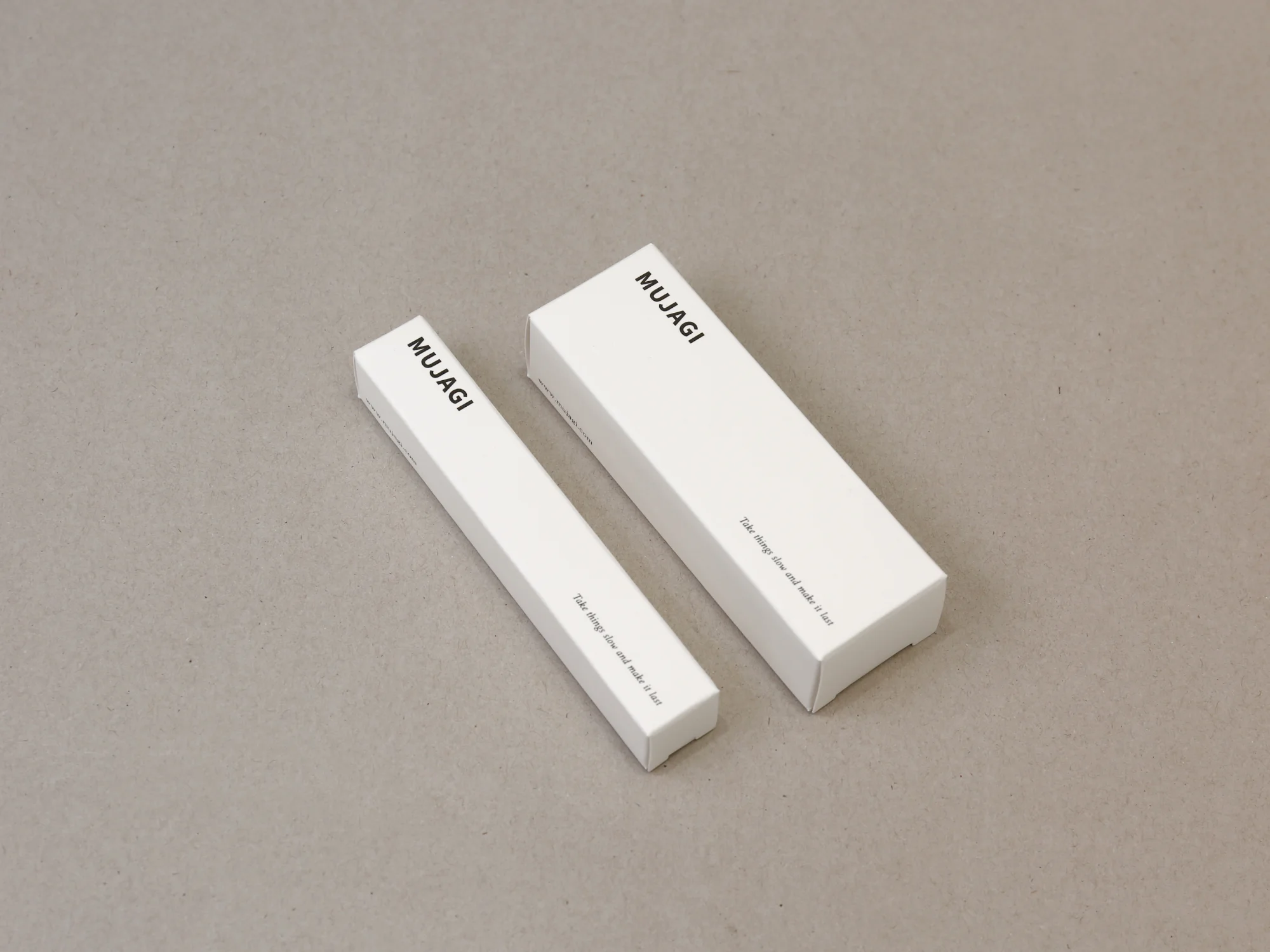 무자기 커트러리 미니 단상자 2종 박스 제작 사례 - 방산포장