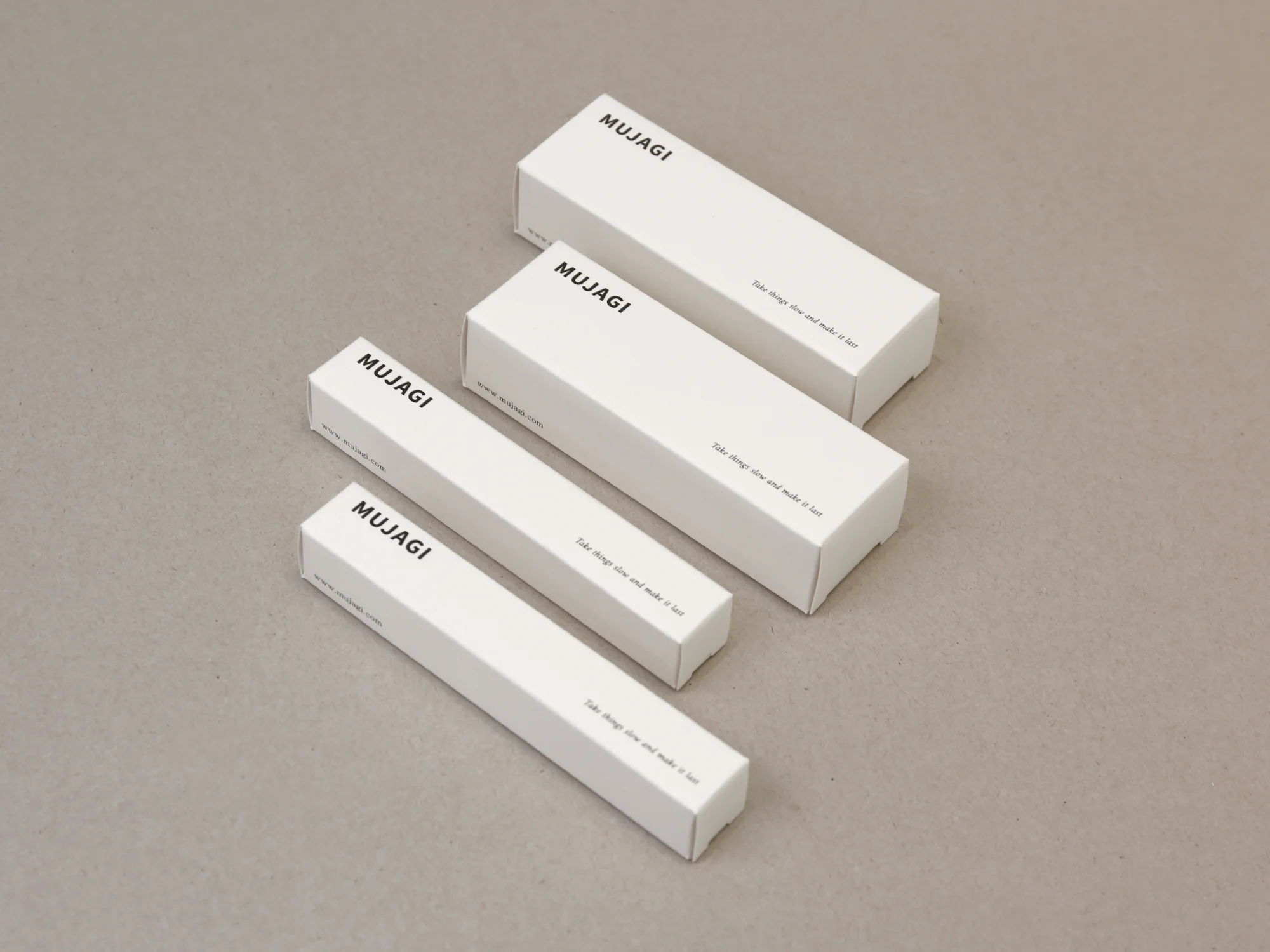 무자기 커트러리 미니 단상자 2종 박스 제작 사례 - 방산포장