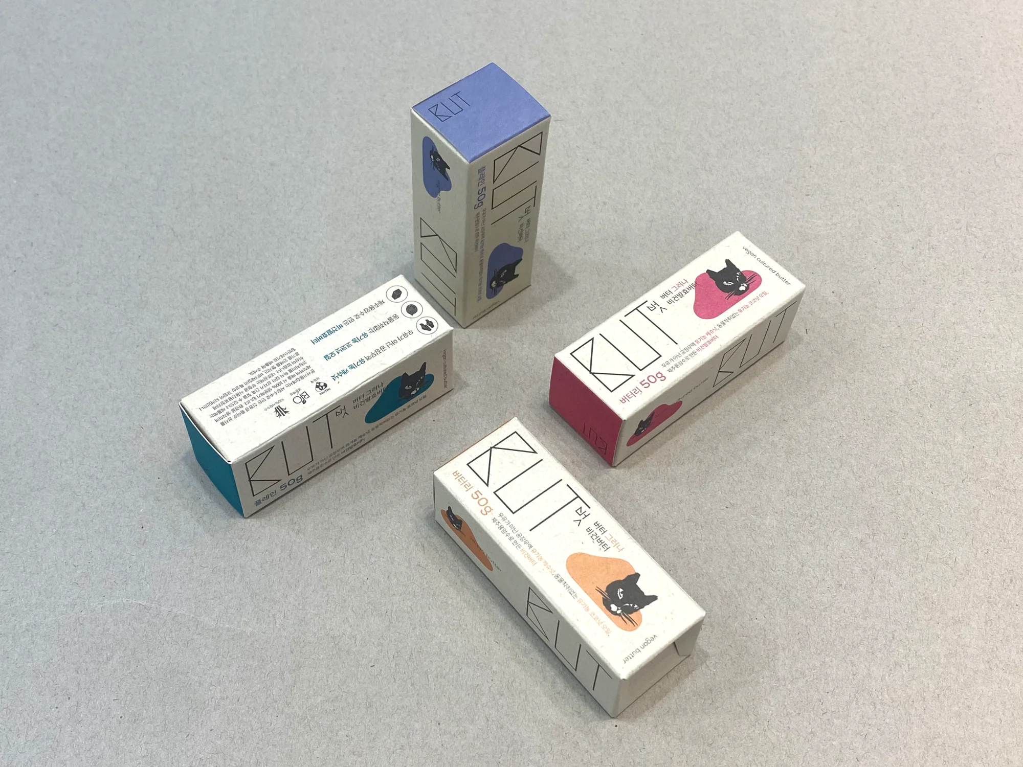 벗버터 얼스팩 단상자 박스 제작 사례 - 방산포장