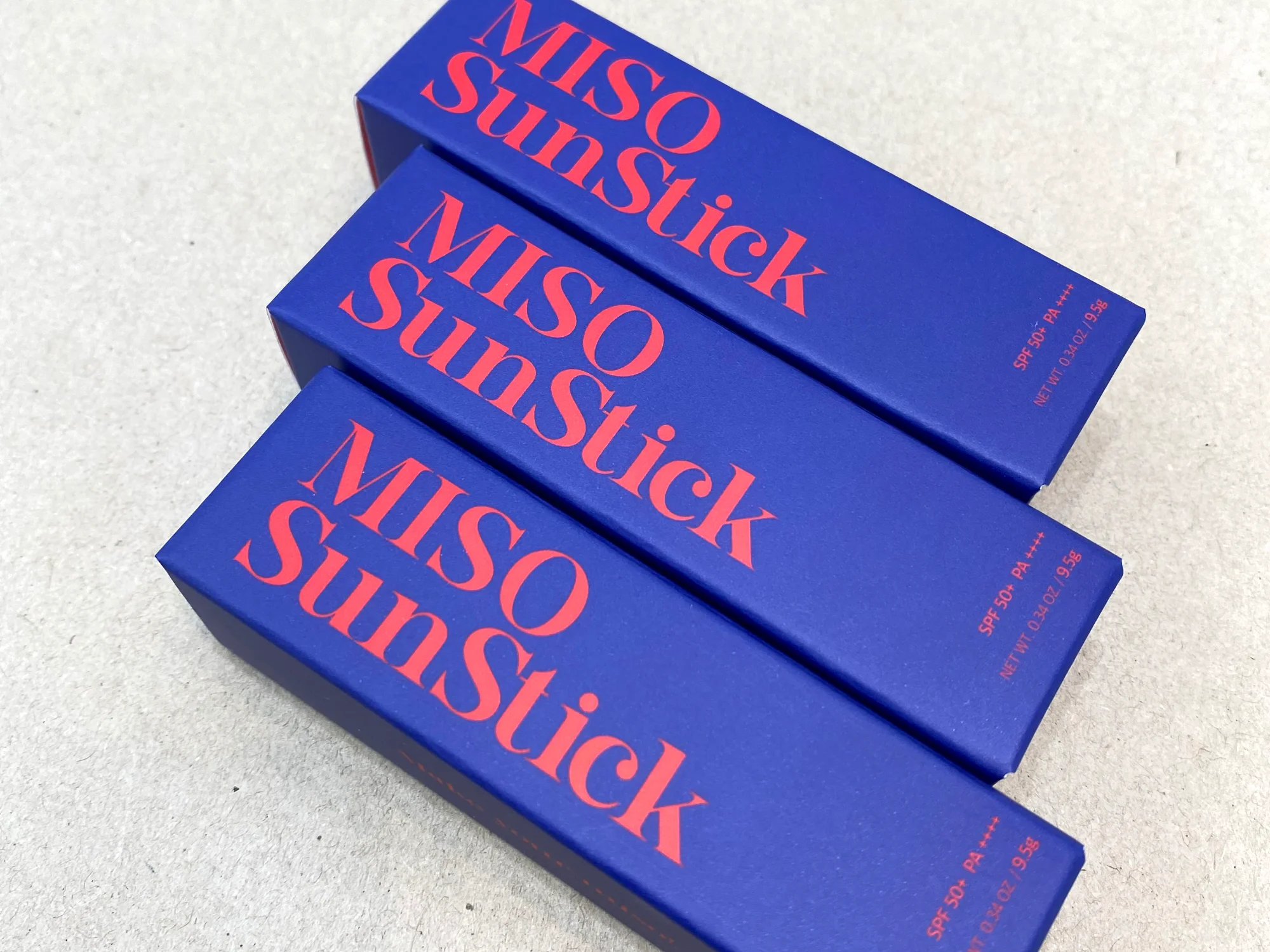 미니 사이즈 미소 선스틱 단상자 박스 제작 사례 - 방산포장