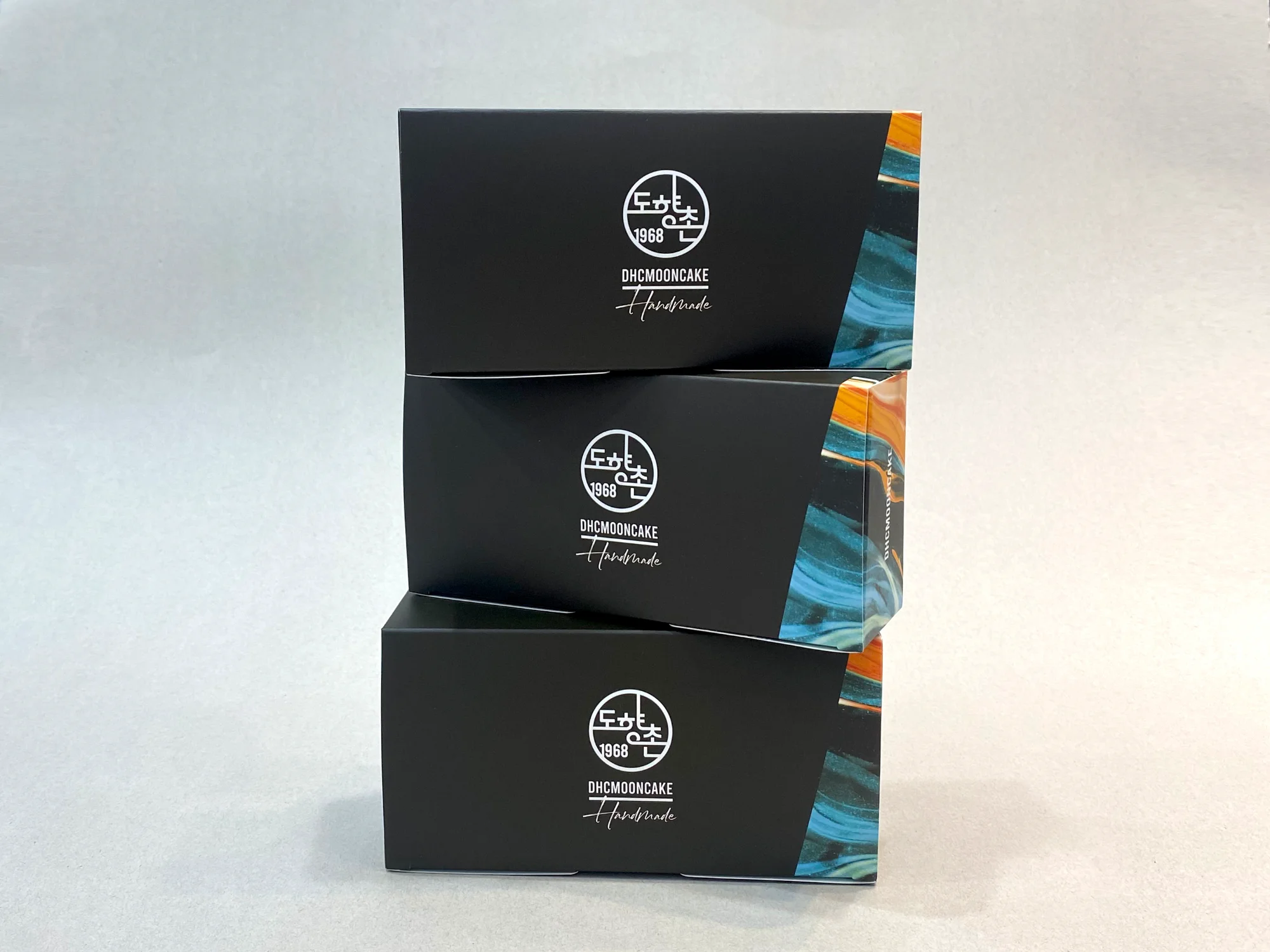 도향촌 월병각 삼면접착 단상자 박스 제작 사례 - 방산포장