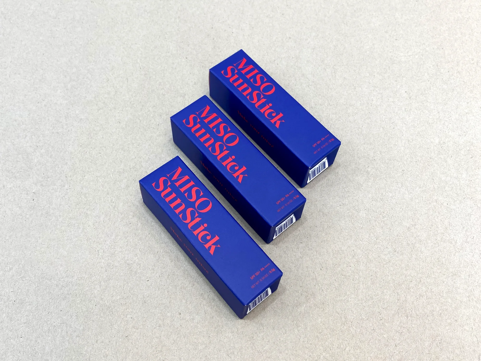 미니 사이즈 미소 선스틱 단상자 박스 제작 사례 - 방산포장