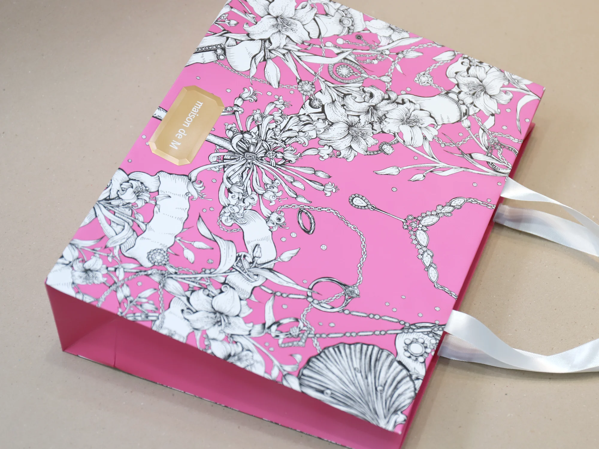 메종드미쇼핑백 쇼핑백 제작 사례 - 방산포장