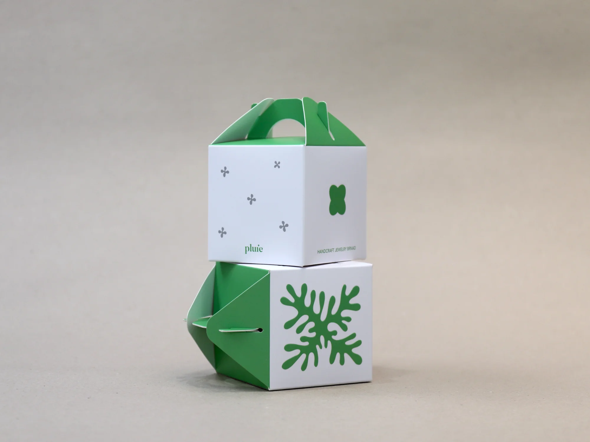 플루이 악세사리 손잡이박스 박스 제작 사례 - 방산포장