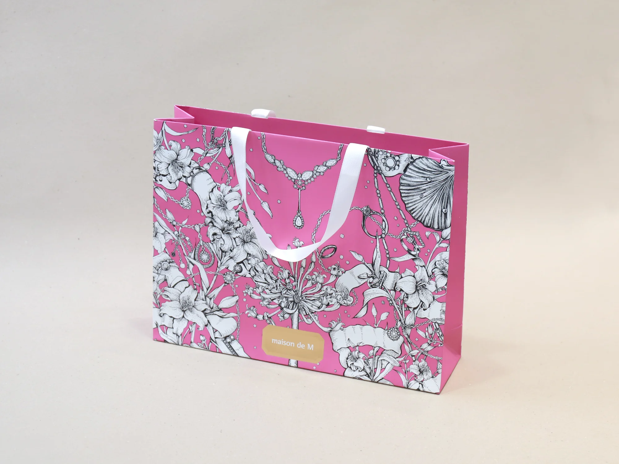 메종드미쇼핑백 쇼핑백 제작 사례 - 방산포장