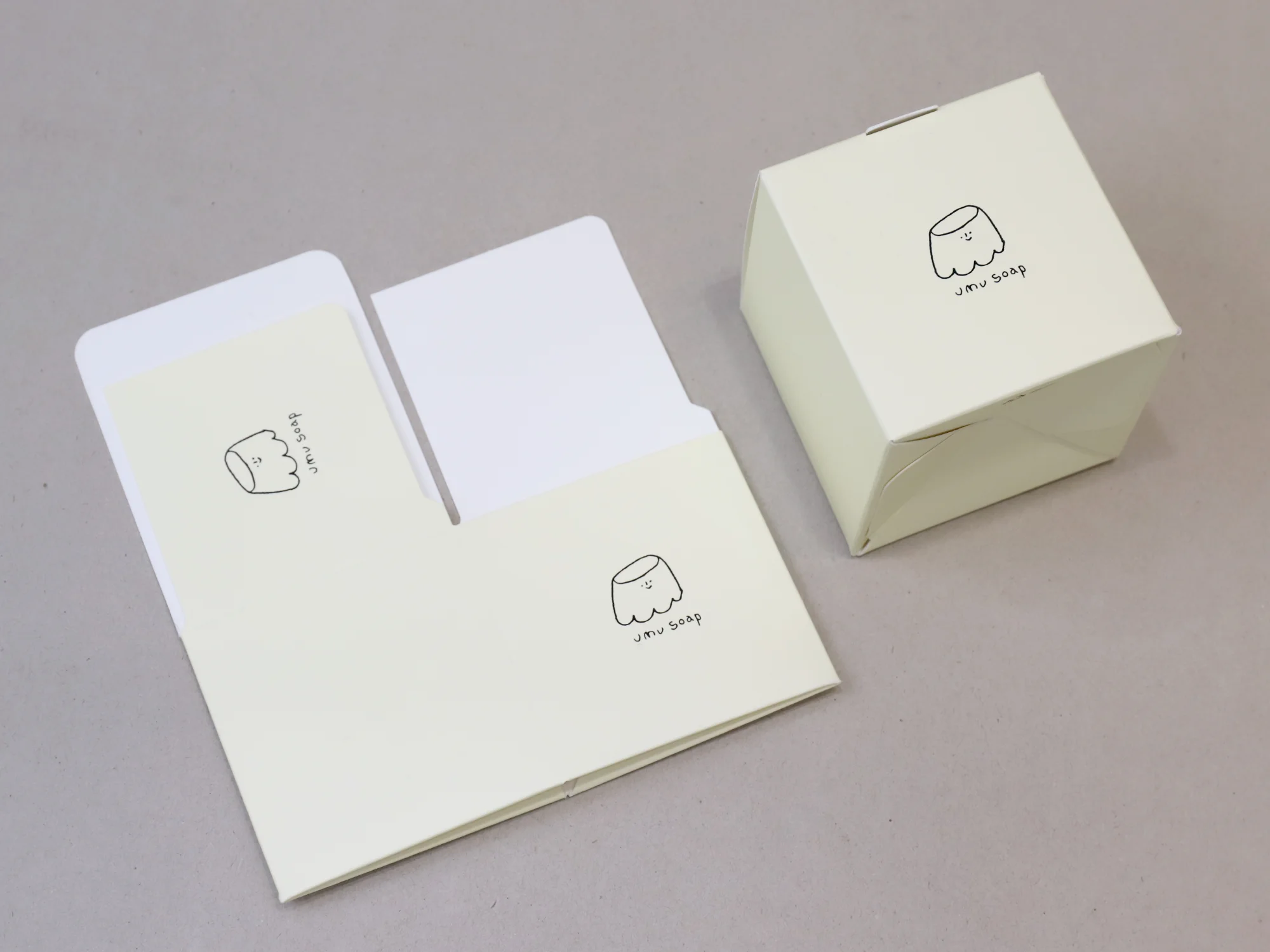 우무솝 비누 단상자 박스 제작 사례 - 방산포장